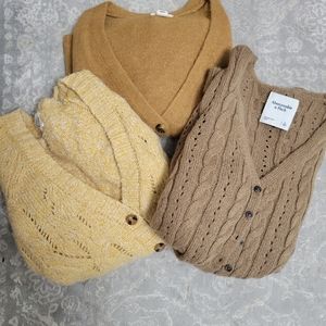 Sweater cardigan bundle